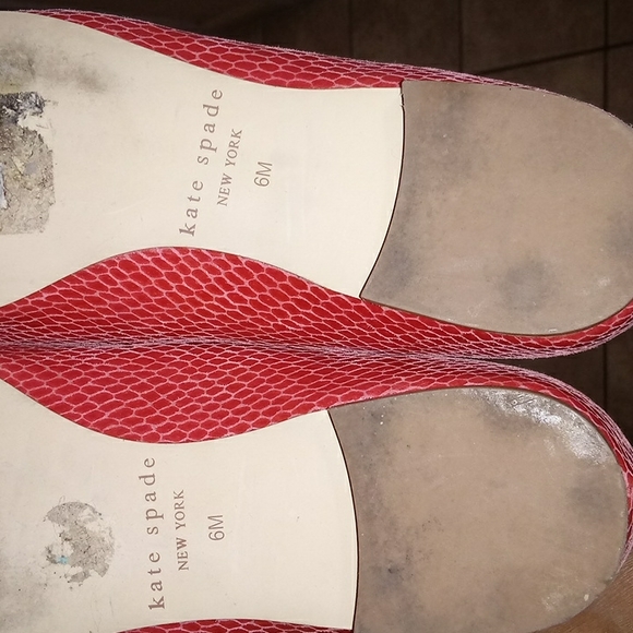 KATE SPADE WOMEN'S LEATHER FLATS SHOES SIZE 6 M - Picture 6 of 8